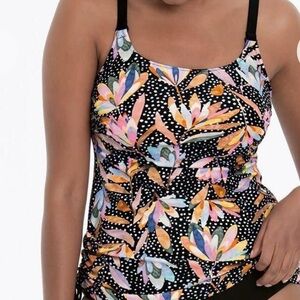 Anita Floral Polka Dot Tank Top